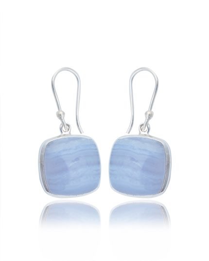 BLUE LACE AGATE EARRING